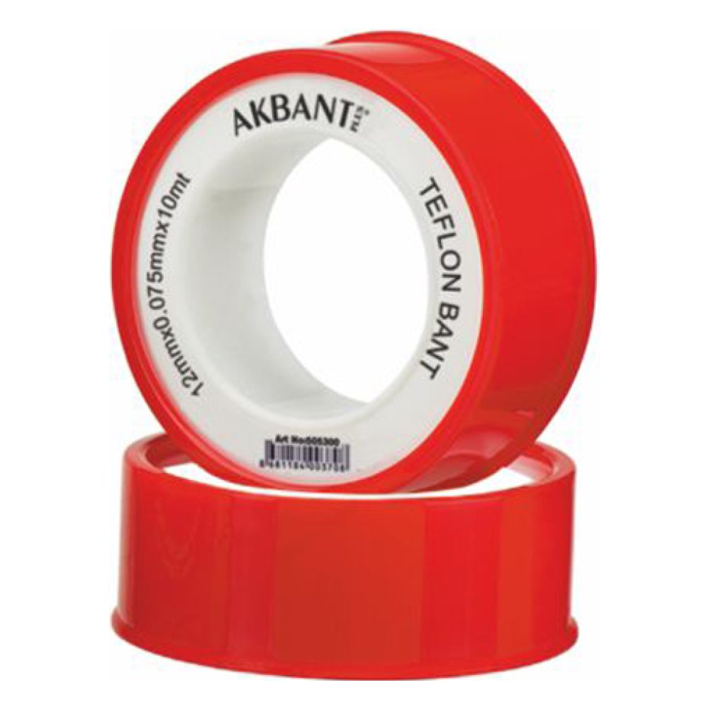 Akbant Teflon Bant 19 mm 0,75 mm 10 mt