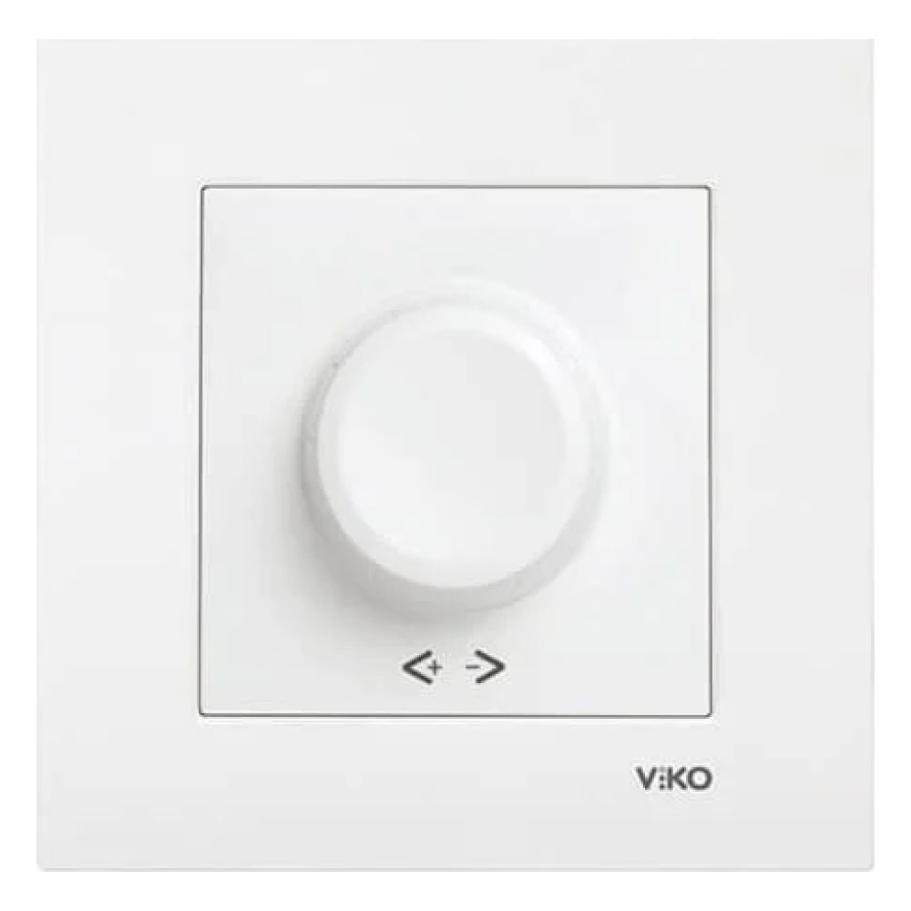 Viko Karre Dimmer 600W Beyaz - Çerçevesiz