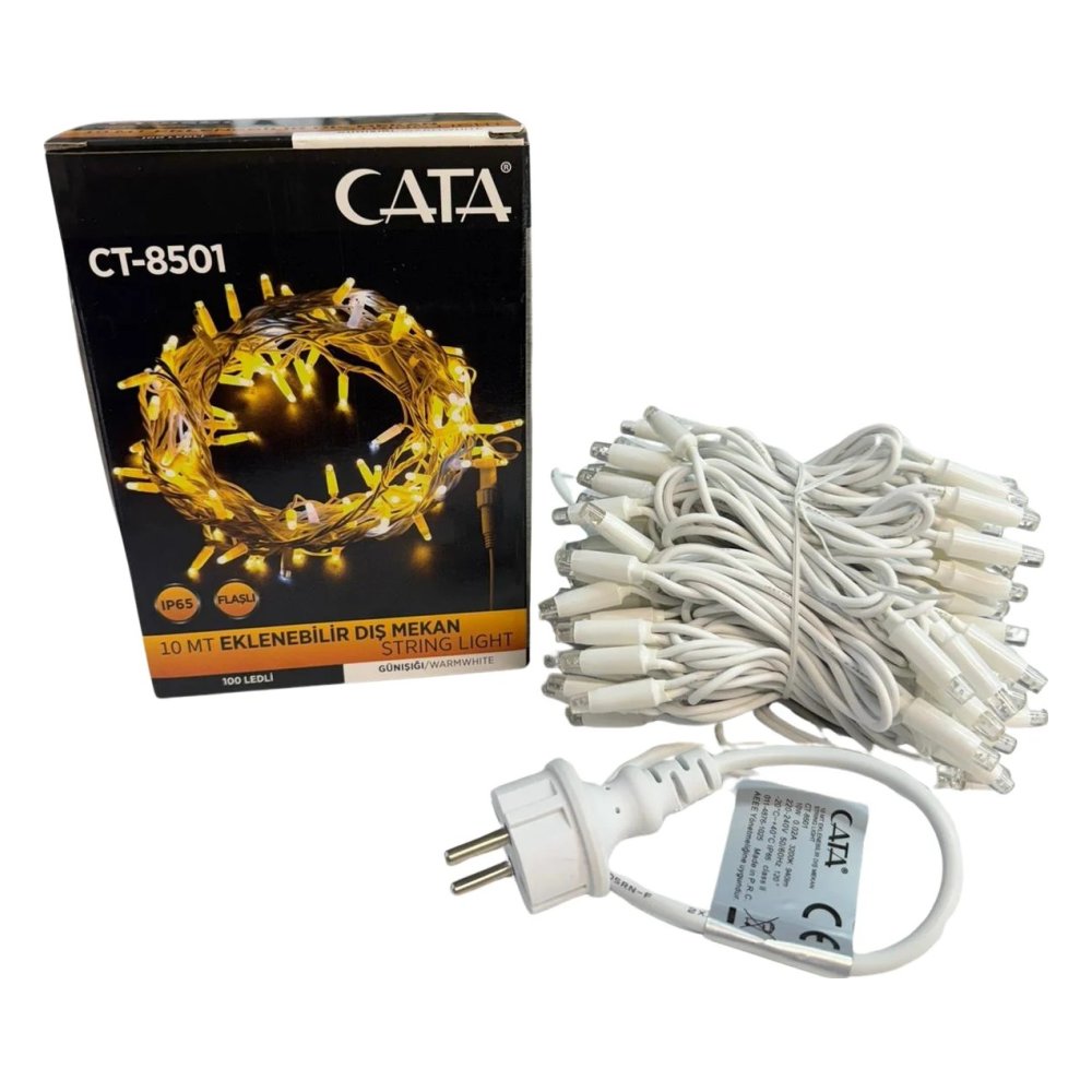 Cata CT-8501 10M Eklenebilir Flaşlı Sarmaşık