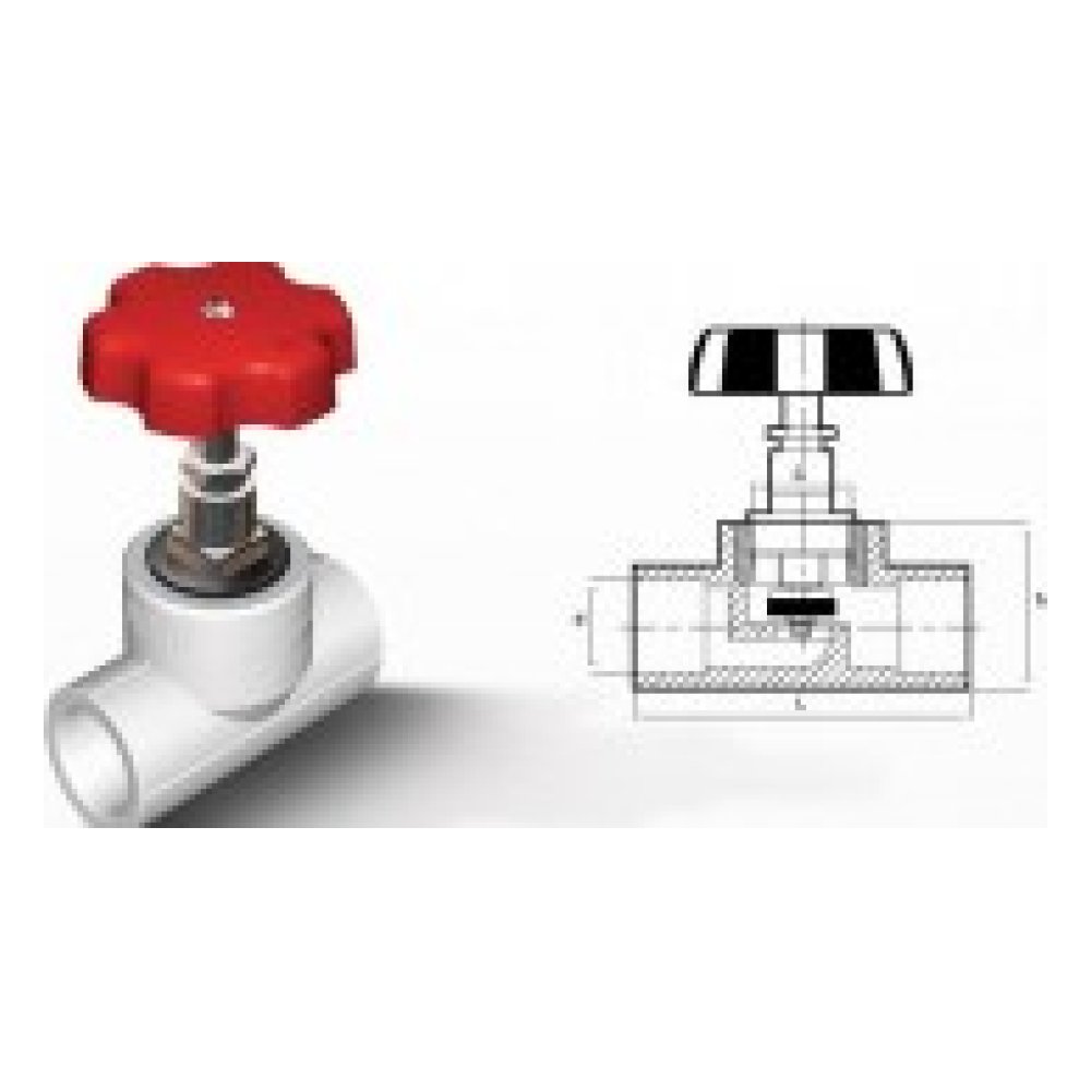 Fırattherm Sıva Altı Vana 3/4" Ø25 mm