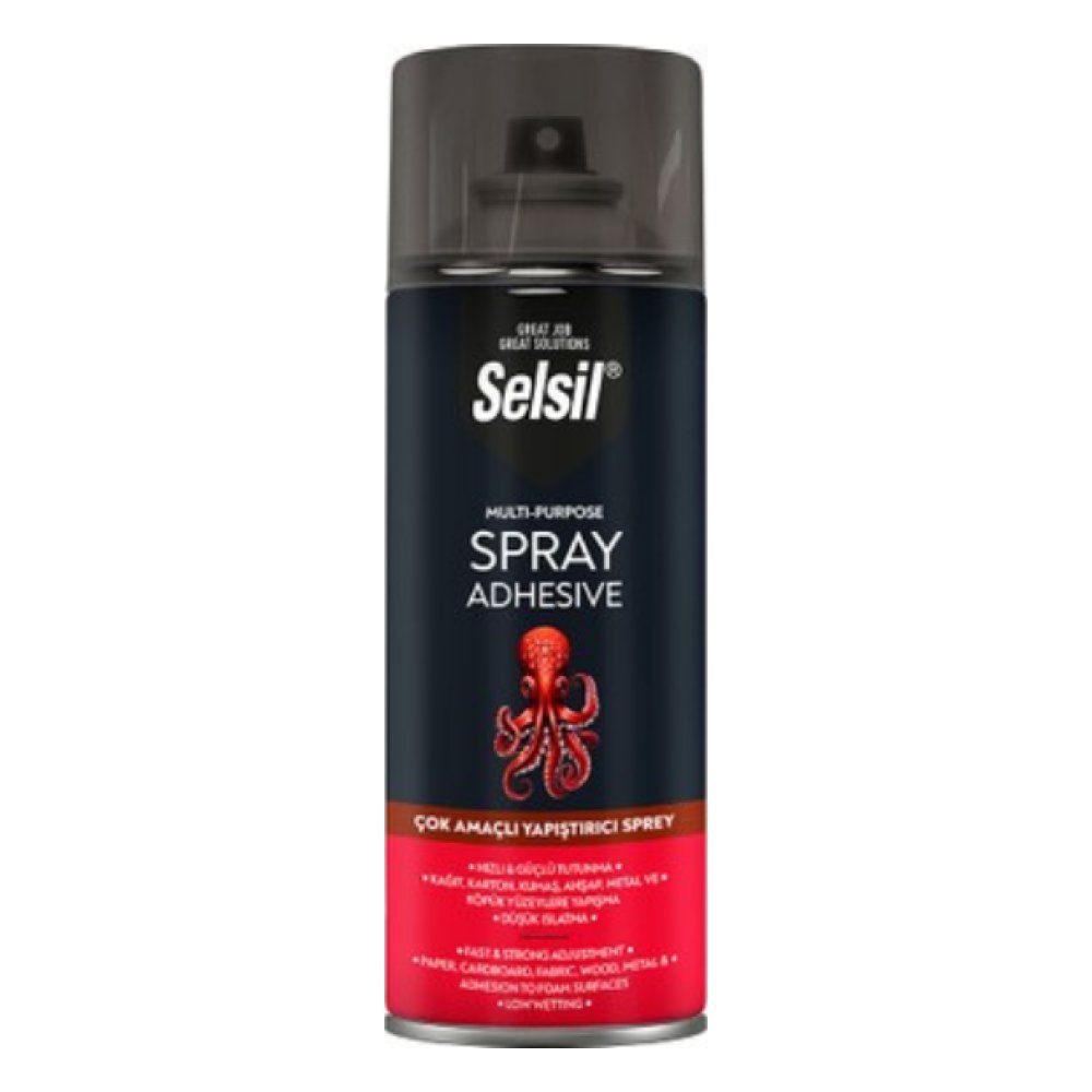 Selsil Çok Amaçlı Yapıştırıcı Sprey 400 ml