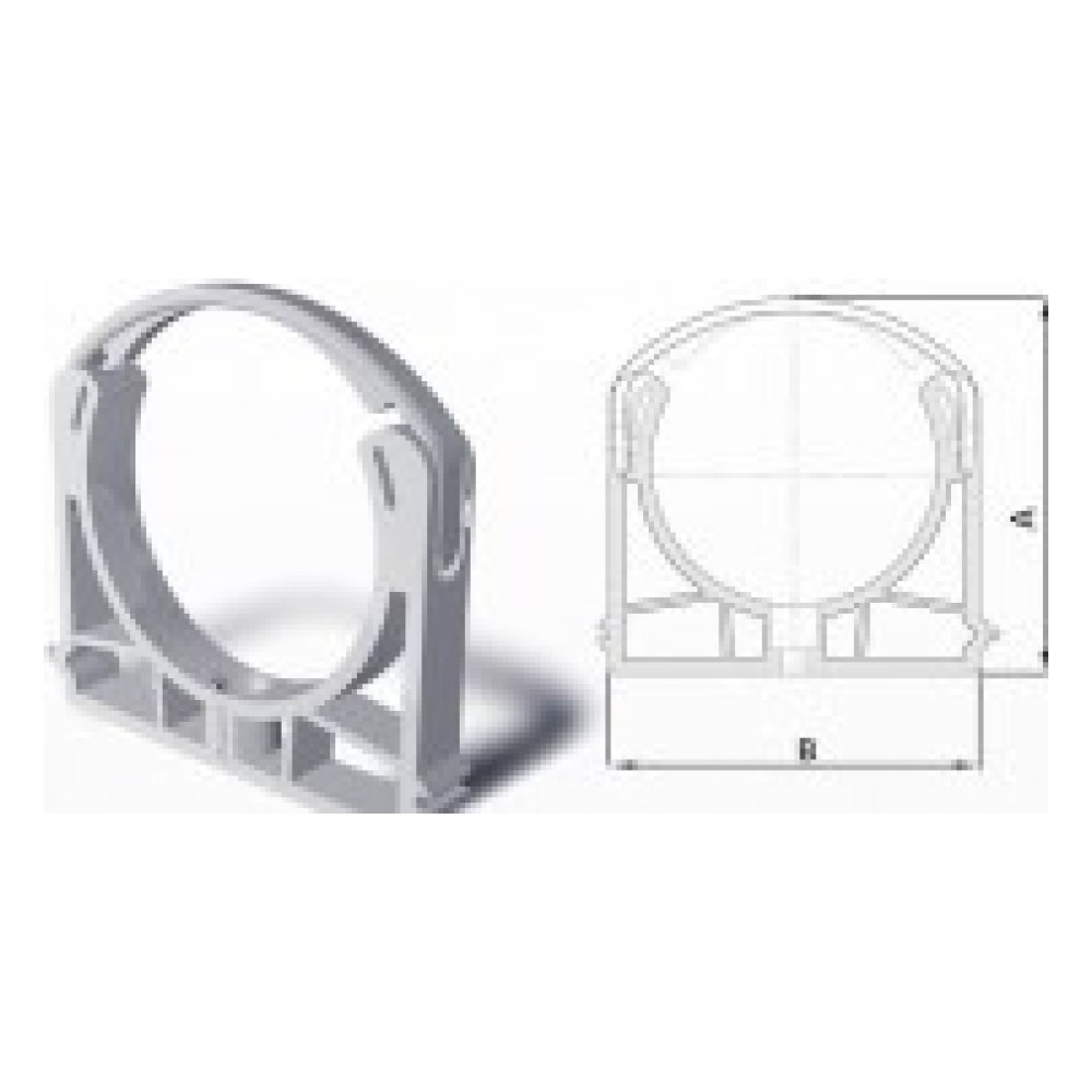 Dublex Atık Su Kelepçe Ø110 mm