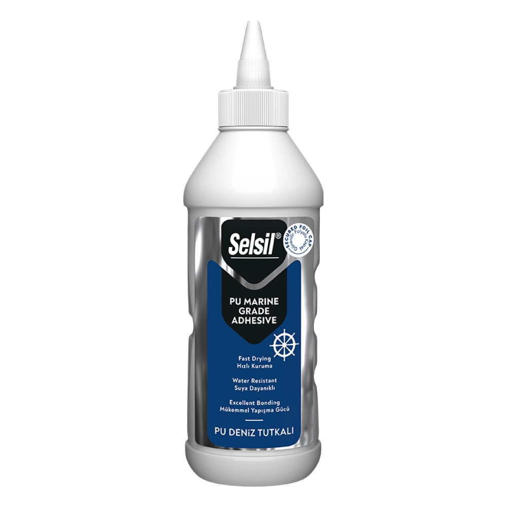Selsil Selfix PU Deniz Tutkalı Şeffaf 700 gr