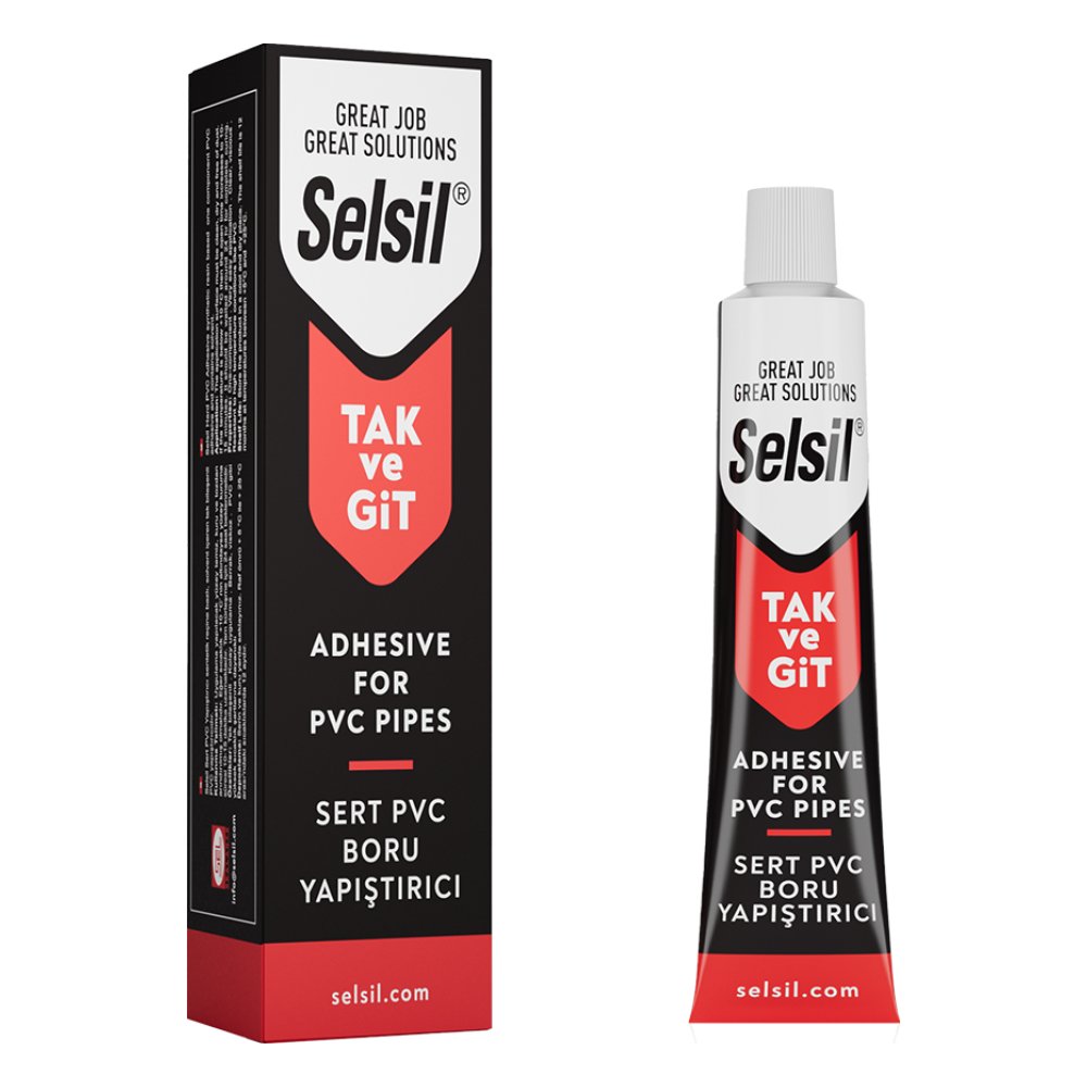 Selsil Sert PVC ve Boru Yapıştırıcı 125 gr