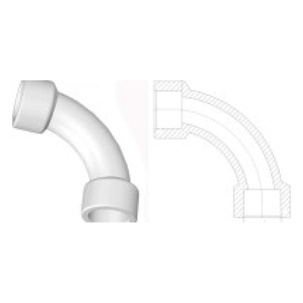 Fırattherm Kavisli Dirsek (Dişi) Ø20 mm