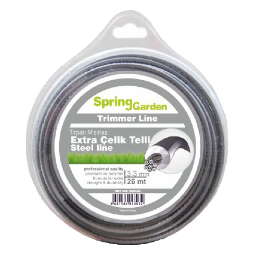 Spring Garden Misina 3,3 mm Extra Çelik Telli 26 mt