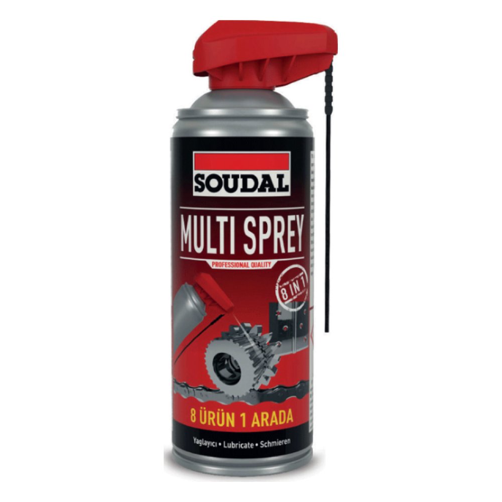 Soudal Multi Sprey Teneke Şeffaf 200 ml