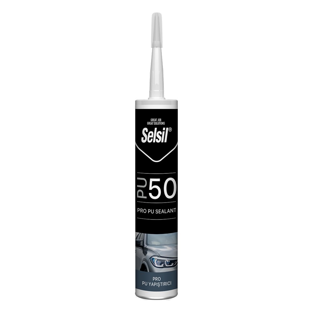 Selsil Poliüretan PU Mastik Beyaz 280 ml