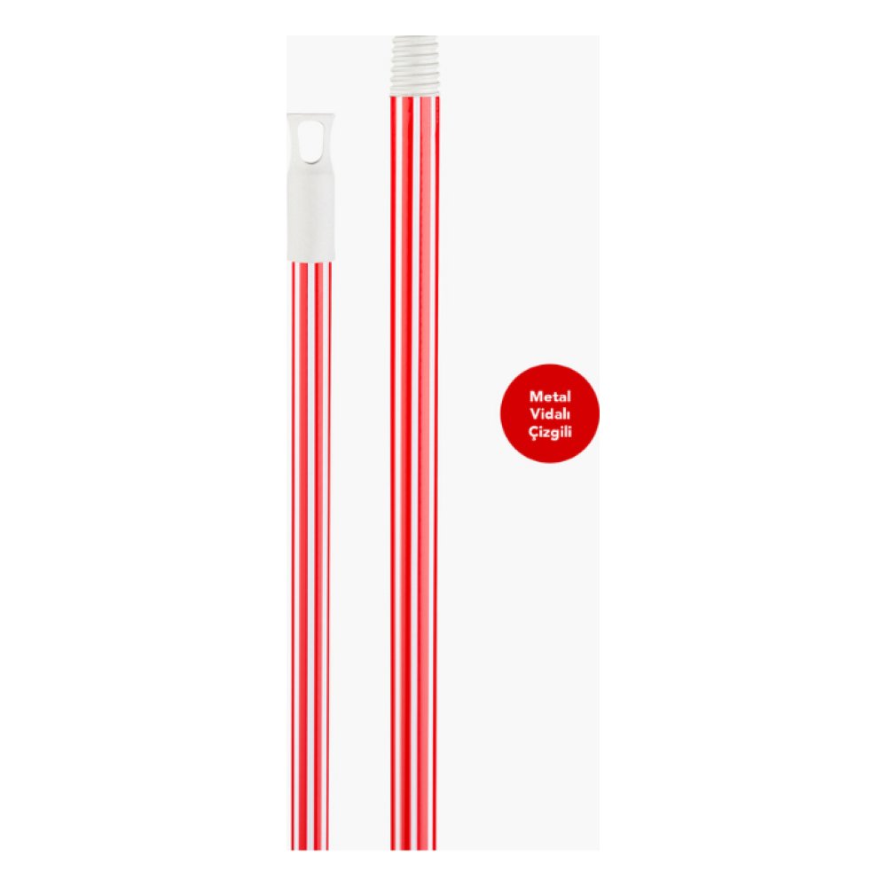 Doğuş Metal Sırık Vidalı Renkli Çizgili 120 cm