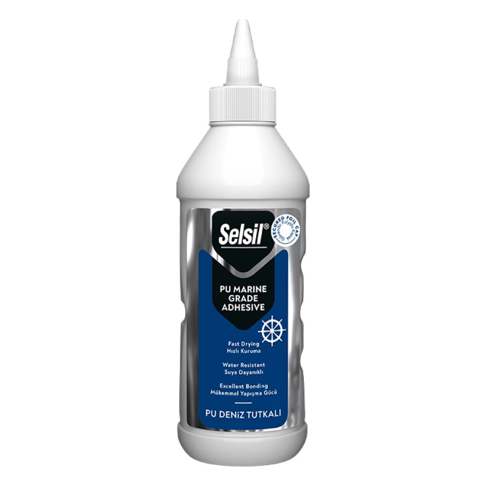 Selsil Selfix PU Deniz Tutkalı Şeffaf 500 gr
