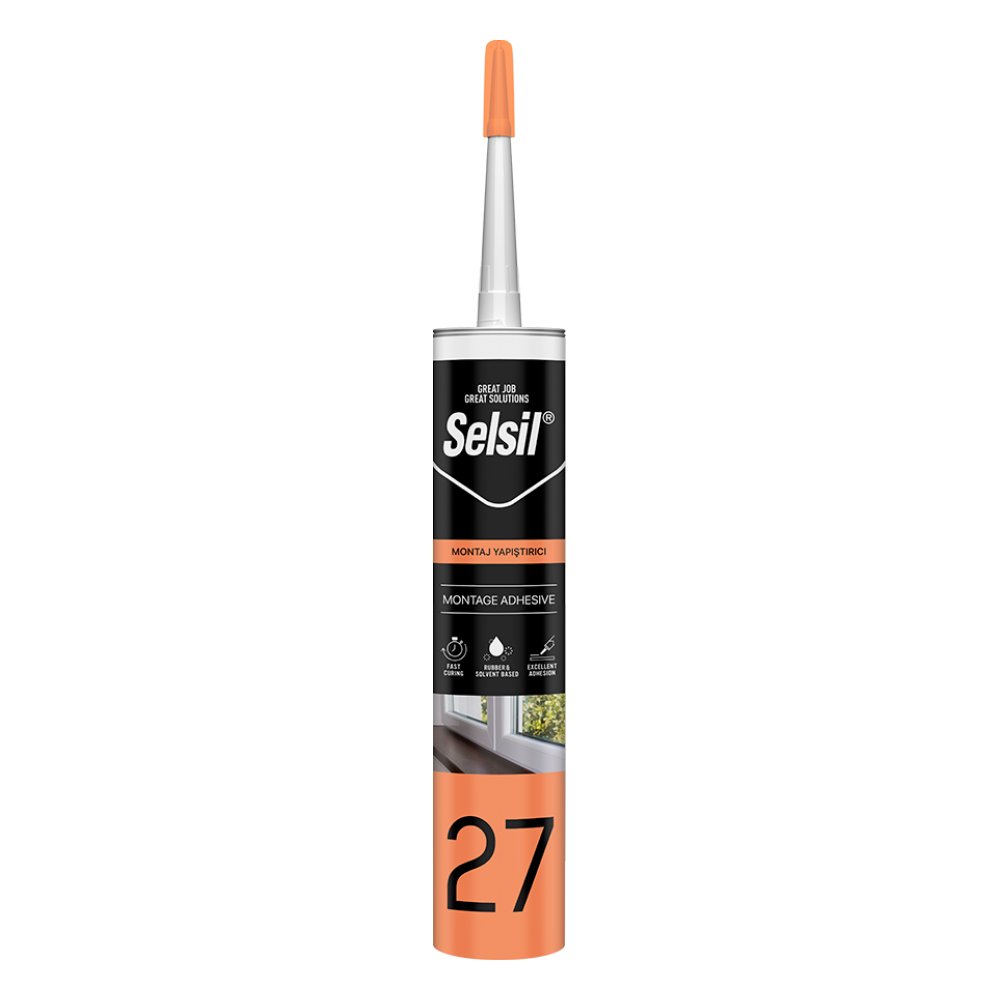 Selsil Montaj Yapıştırıcı Krem 300 ml