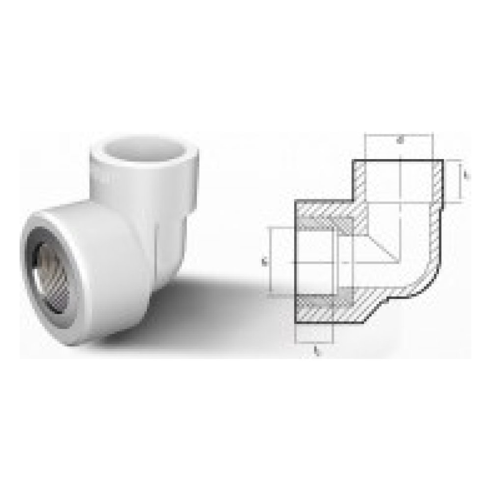 Fırattherm İç Dişli Dirsek 3/4" Ø20 mm