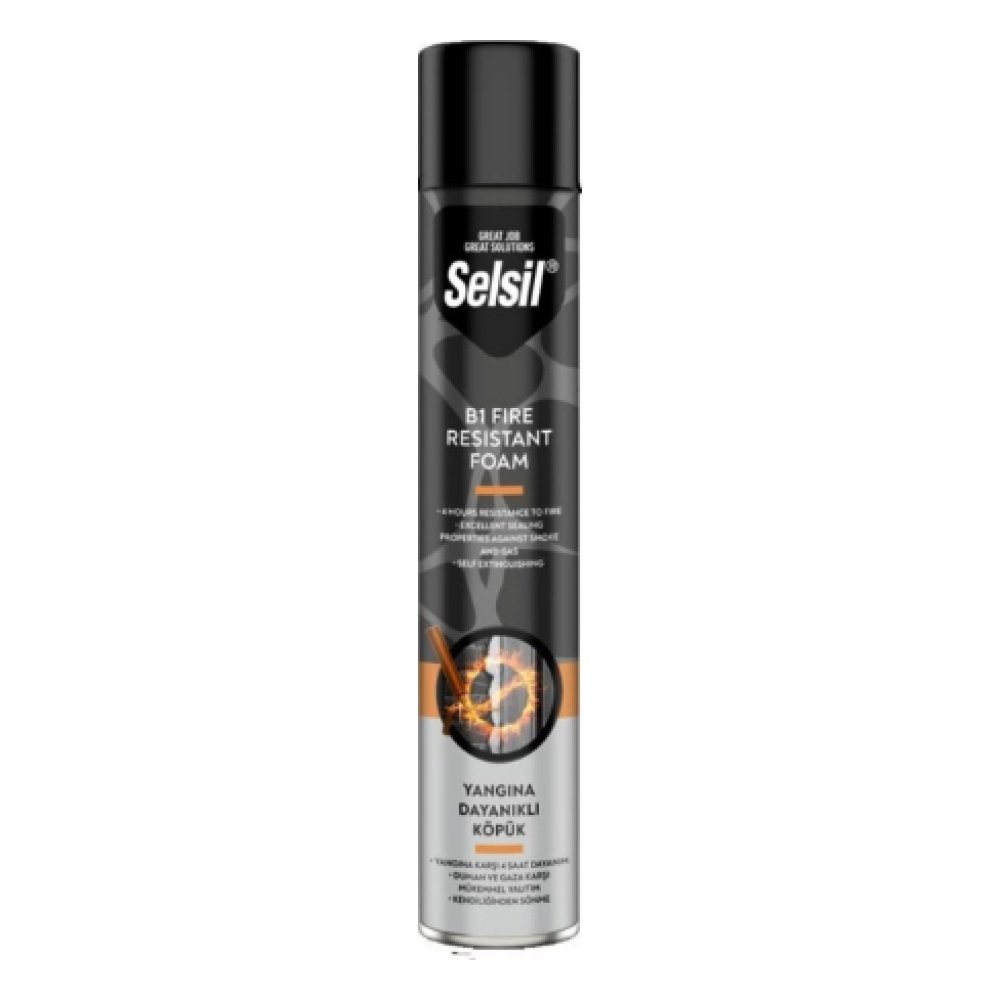 Selsil B1 Yangına Dayanıklı Manuel Köpük 750 ml 900 gr