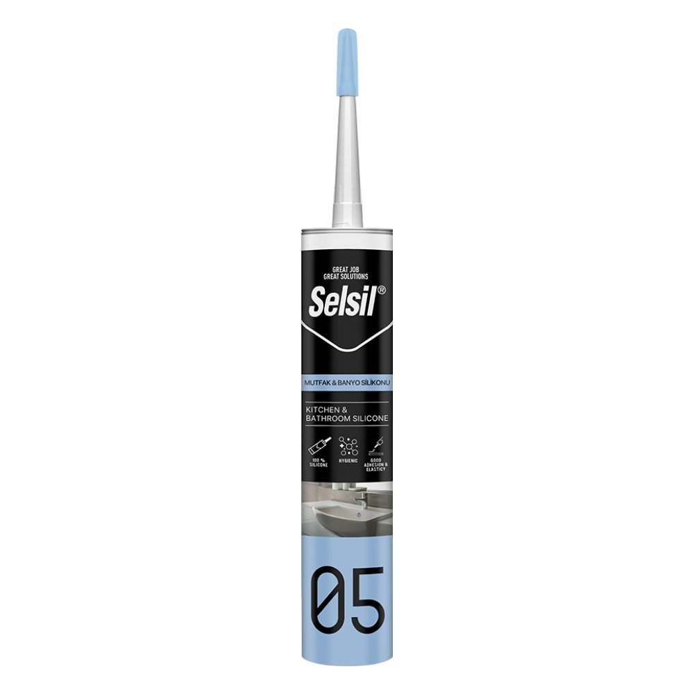 Selsil Mutfak Banyo Duşakabin Silikon Şeffaf 280 ml