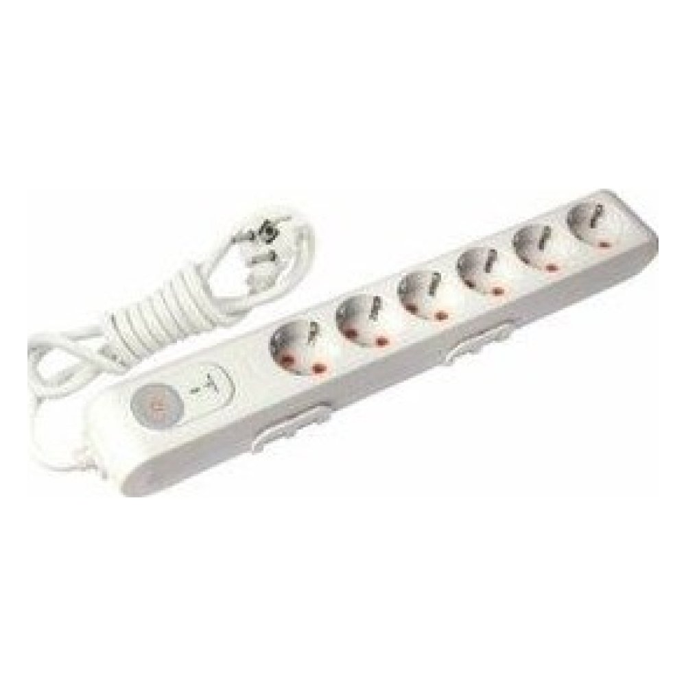 Viko Multi-Let Altılı Şok Akım Korumalı Topraklı Kablolu Ç. K. - 1,5 Metre