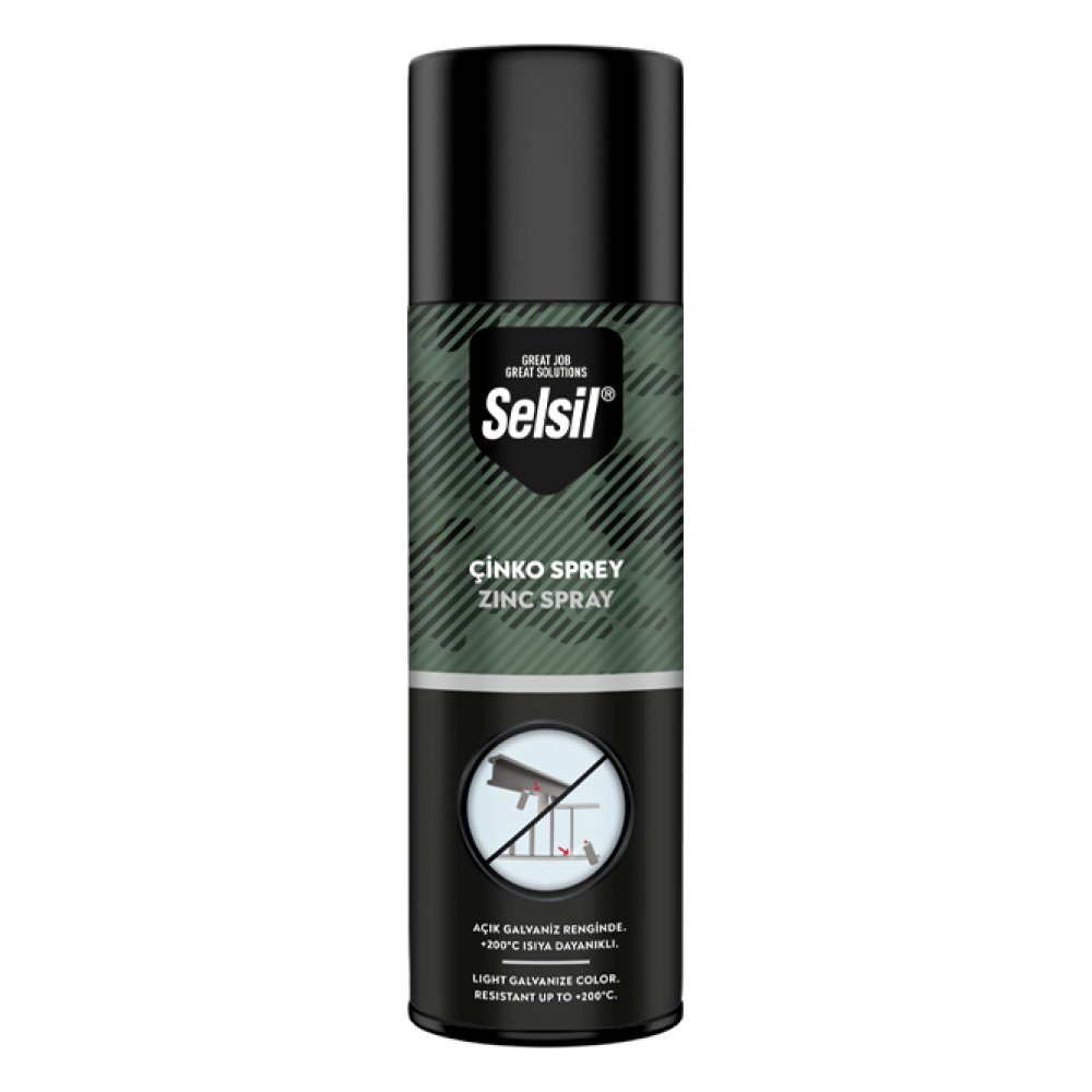 Selsil Mat Çinko Sprey 400 ml