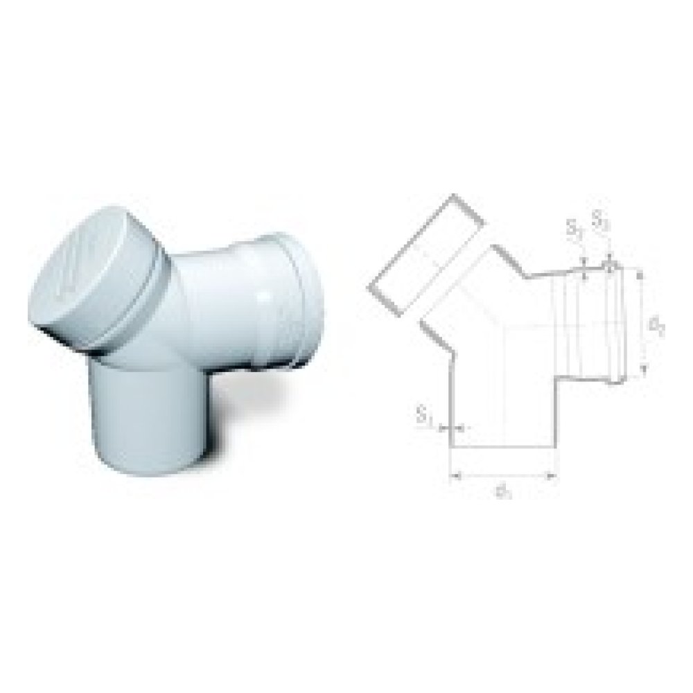 Dublex Temizleme Dirsek Ø110 mm