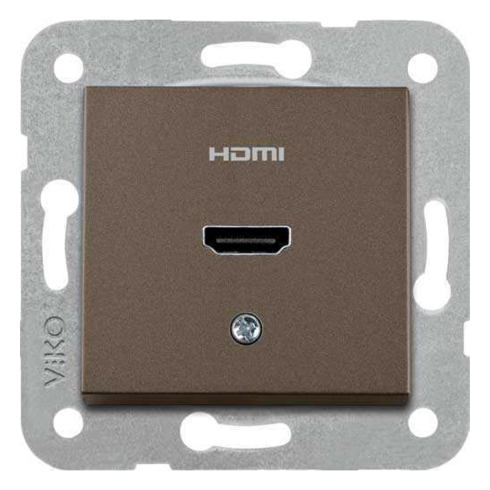 Viko Novella HDMI Priz Antrasit - Çerçevesiz
