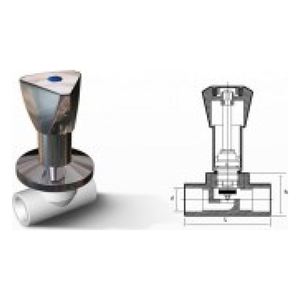 Fırattherm Krom Lux Vana Ø25 mm