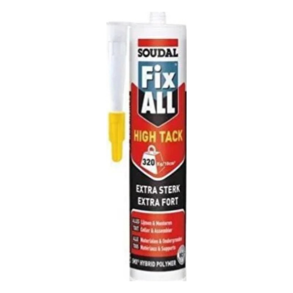 Soudal Fix All High Tack Şeffaf Kartuş 290 ml